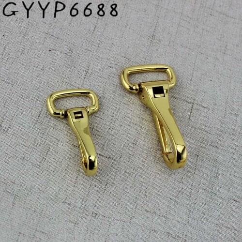 Hight quality Deep gold Carabines 4pcs 30pcs swivel Clasp Snap hooks thick leather purse bags handbags adjusted parts hardware