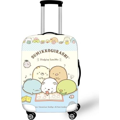 Sumikko Gurashi Print Luggage Protective Covers Travel Suitcase Cover Elastic Dust Cases For 18 to 32 Inches Travel Accessories