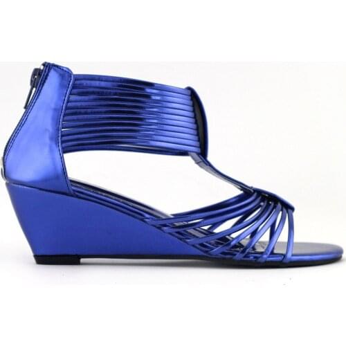 LF30501 Sexy Strappy Gladiator Wedge EVE Sandals Shoes