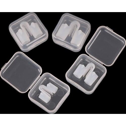 1PC Silicone Anti Snoring Nose Vents Clip Relieve Snore Stopper Guard Nasal Dilator Easy Sleeping Breath Aid 4 Sizes
