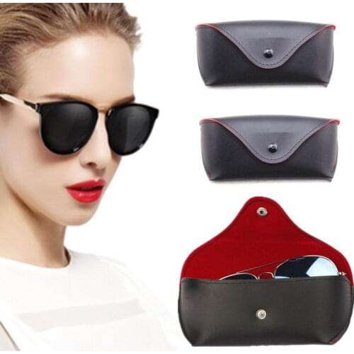 Black Eyewear Cases Sunglasses Case For Women Glasses Box Travel Pack Pouch Fashion Reading Glasses Bag Accessories