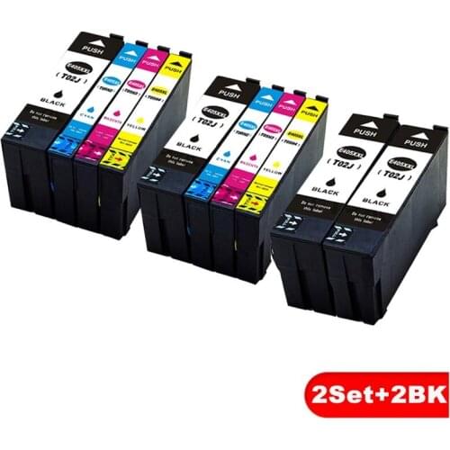 For EPSON T405 405XL 405 WorkForce Pro WF-7830DTWF/WF-7840TWF/ WF-7310DTW/ WF-7835DTWF Printer Compatible Ink Cartridge 2SET+2BK