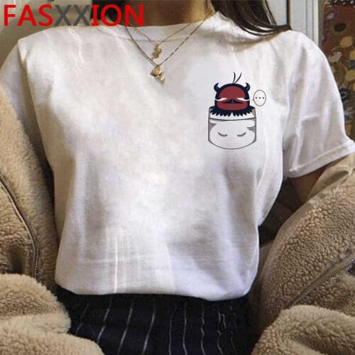 Black Clover tshirt male couple japanese white t shirt clothes vintage couple clothes