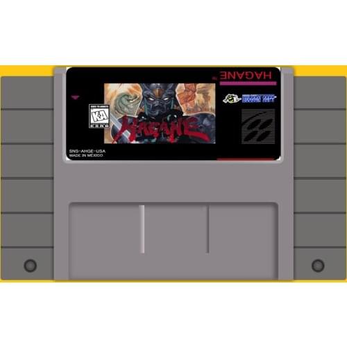 Hagane 46 Pin 16 Bit Grey Game Card For USA NTSC Game Player