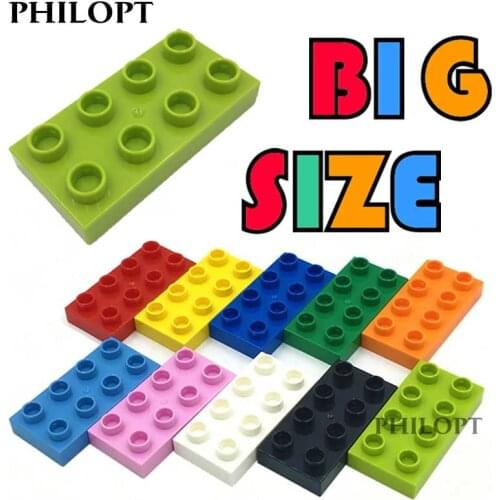 Big Size Building Blocks Bricks S2x4 Assembled Accessories Bulk Part Compatible Building Blocks Large Toy For Children Kids Gift