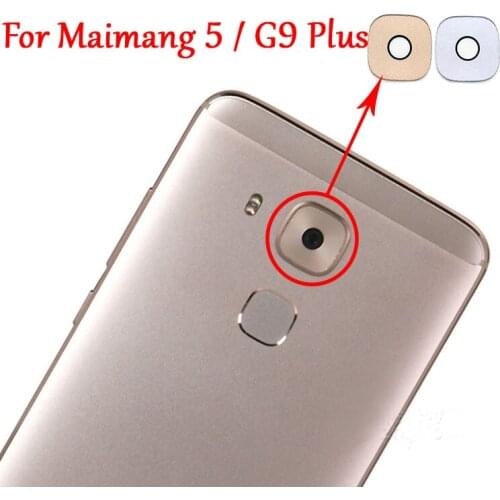 2PC 100% New Original Rear Back Camera Glass Lens Cover with Adhesive For Maimang 5 MLA-AL10/G9 Plus