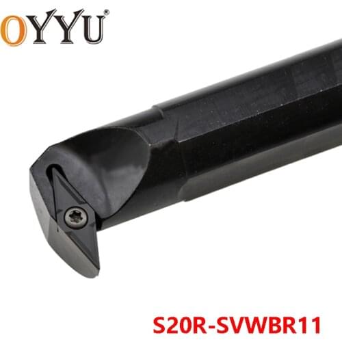 OYYU 20mm SVWBR S20R-SVWBR11 Lathe Cutter Arbor Boring Bar use VBMT11 Carbide Inserts Turning Toolholder