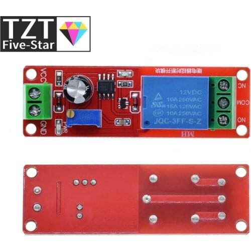 NE555 Timer Switch Adjustable Module Time delay relay Module DC 5V / 12V Delay Connect / Disconnect relay shield for arduino