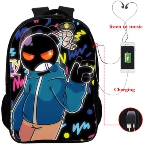 Mochila 3D Friday Night Funkin Backpack Boys Girls Bookbag Men Backpack 16 Inch Travel Bag Sac A Dos Men Backpack Back To School