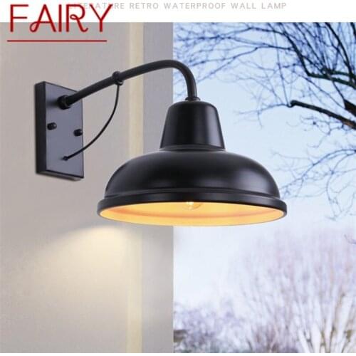 FAIRY Outdoor Wall Light Patio Sconce Lamp Waterproof Classical Home Decorative For Porch Balcony