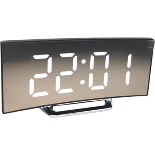 LED Digital Alarm Clock, Temperature, Date, Snooze, Adjustable Brightness