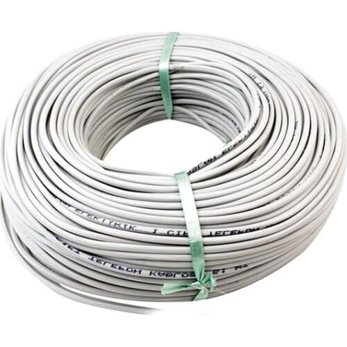 TELEFON CABLE 3 WIRE 1 HAT 1 PAIR 100MT (1*2 + 1*0,50 CCA)