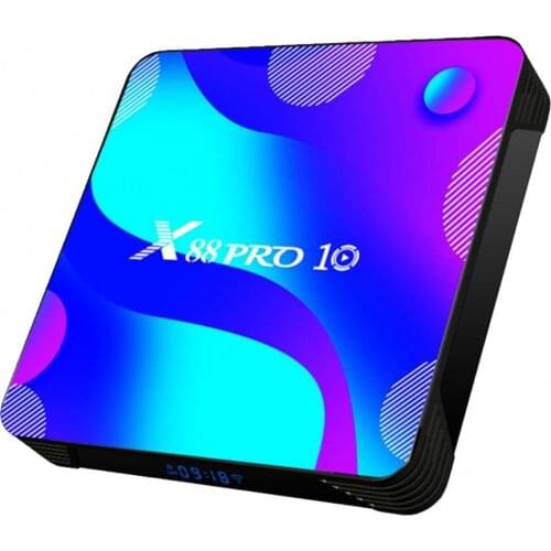 X88 Pro RK3318 Home TV BOX 16G/32G/64G TV Set Top Box 4K 1080P WiFi 2.4G/5G Smart Network TV Box for Android 10.0 EU/UK Plug