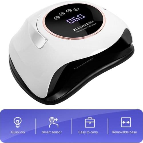 180W Manicure Device Smart Sensor Phototherapy 60pcs LED Lamp Bead UV Roast Lamp Quick-drying Nail Dryer Nail Lamp TSLM1