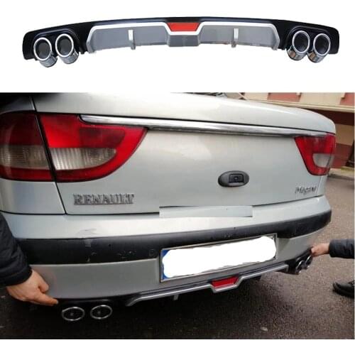 Renault Megane 1 Diffuser Rear Bumper Insert 4 Exhaust Output