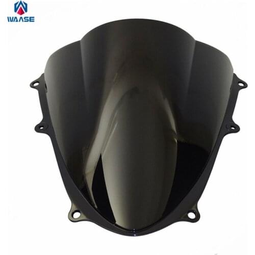 Waase Double Bubble Windscreen Windshield Shield Screen For Suzuki GSXR1000 GSXR 1000 2009 2010 2011 2012 2013 2014 2015 2016