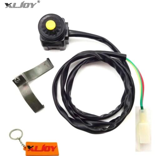 XLJOY Preformance Ignition Button Start Switch Starter Yellow For SSR YCF Thumpstar Electric Start Pit Dirt Bikes Motocross