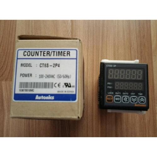 1PCS Autonics CT6S-2P4 CT6S2P4 Counter/Timer In Box -New