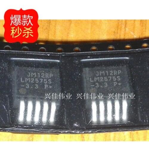 10PCS New LM2575S-3.3 LM2575-3.3 Switching Regulator TO-263-5 3.3V regulator