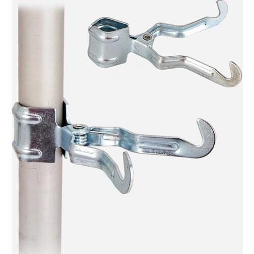 2Pcs Multifunction Outdoor Camping Lamp Clothing Tableware Can Holder Clip Hook Iron Clip Camping Accessories