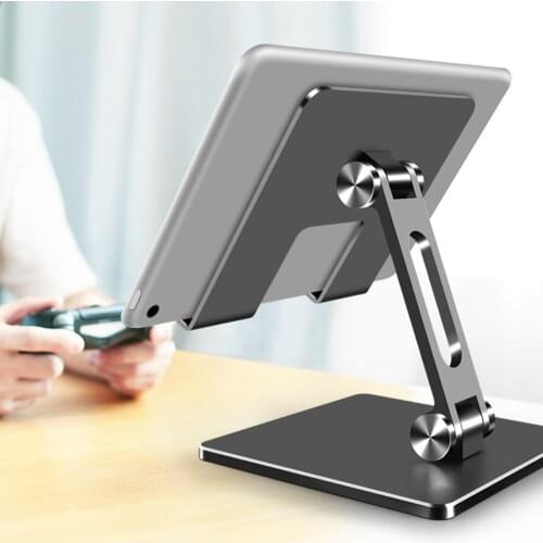Aluminum Tablet Stands For iPad Pro Adjustable Foldable Height Angle Phone Holder For Xiaomi iPhone Huawei Samsung Honor
