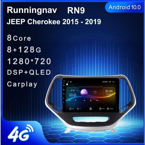 Android 10.1 For JEEP Cherokee 2015 2016 2017 2018 2019 Multimedia Stereo Car DVD Player Navigation GPS Radio