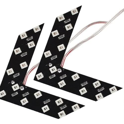Car Rearview Mirror Turning Light LED Arrow Panel 14SMD LED Arrow Light Turning Light Signal Light