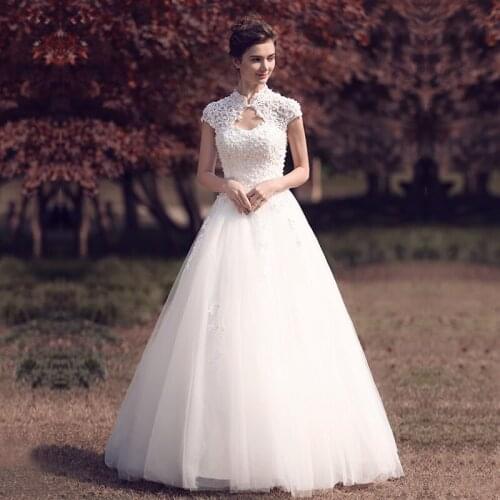 Beauty-Emily V-neck Wedding Dresses