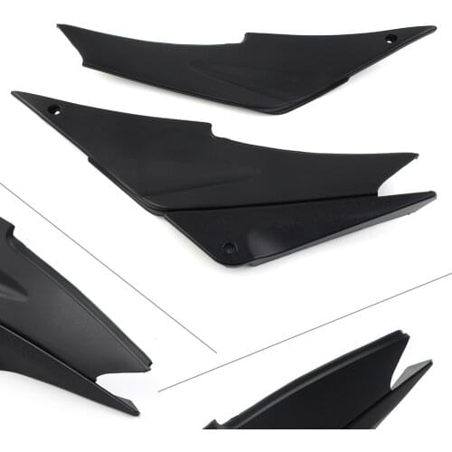 Motorcycle Tank Side Cover Panel Fairing Cover 2pcs For Kawasaki Ninja ZX6R ZX636 ZX-6R 2005 2006 Black ABS Plastic