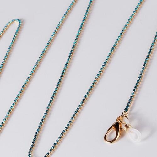 Rhinestone Sunglasses Masking Chains For Women Men Various Kinds Brass Eyeglasses Chains Fashion Jewelry