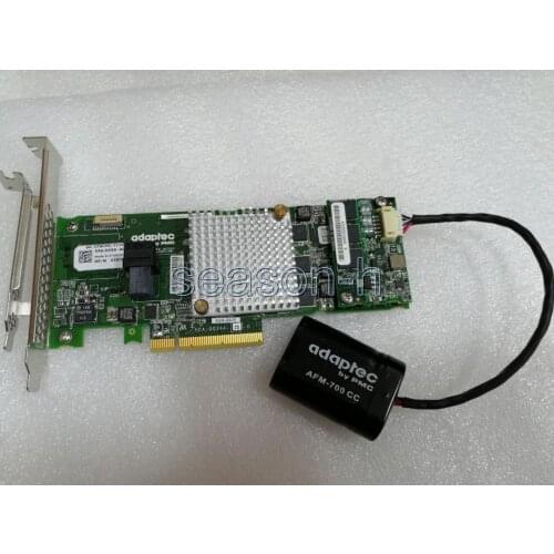 Adaptec ASR-8405 4-port SATA / SAS RAID Controller 12G PCIe 3.0 1GB +battery