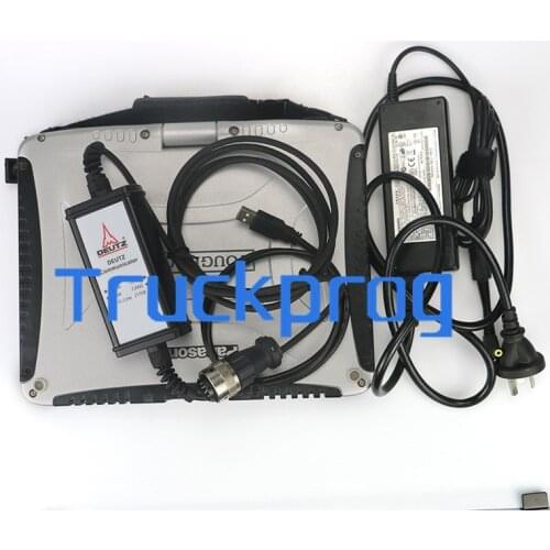 For Deutz Diesel Diagnostic tool Communicator for Deutz DECOM controllers SerDia Software CF19 Laptop Truck Diagnostic tool