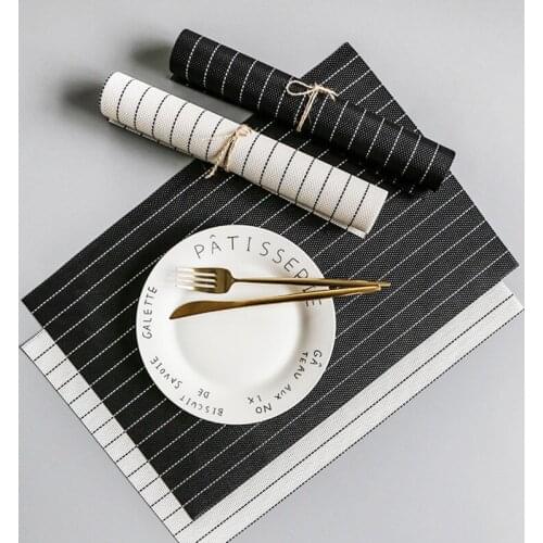 2Pcs New Washable Hot PVC Insulation Coaster Pads Table Bowl Mats Home Christmas Decor Heat Resistant Placemat For Dining Table