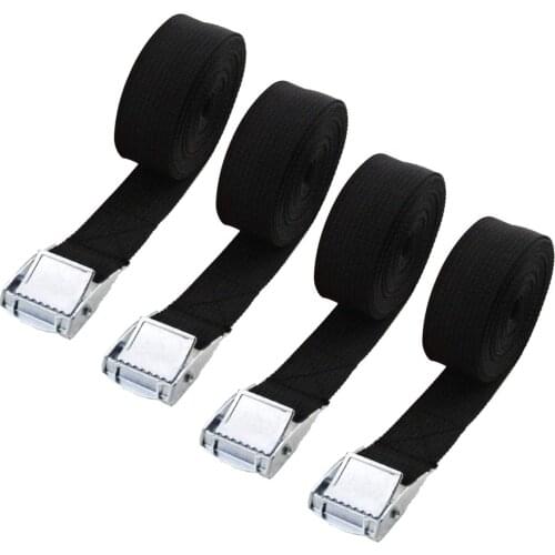 Premium Heavy Duty Ratchet Strap Tie Down Set -4Pack Break Strength Cargo Straps Lashing Strap for Moving Appliances ,Car ,Motor