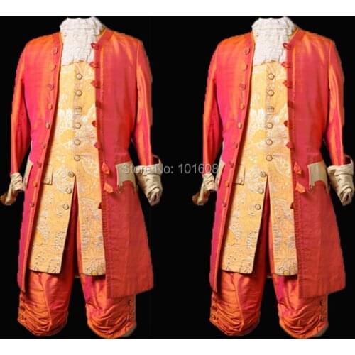 Tailored!Jackets+Shorts 2PCS Mens Red Coats Singer DJ concert MAN COURT DRESS Victorian Jackson concert MALE Suits N-004