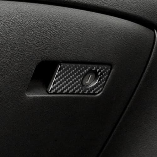 Auto Handle Box Sticker Waterproof Dust-proof Left Right Hand Drive Black Co-pilot Handle Box Sticker for Infiniti Q50 2014-2020