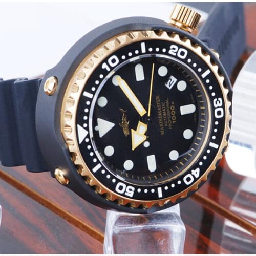 HEIMDALLR Watch Diver NH35A Mechanical Wristwatch Men C3 Super Luminous Automatic Watches 1000M Waterproof Luxury Mans Watch