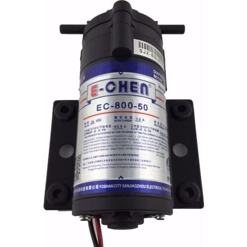 E-CHEN 800 Series 50GPD 0.55L/M at 70PSI Diaphragm Water booster Pump Self-Priming food grade RO pump 24V