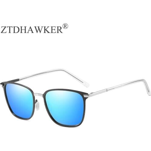 Polarized Men and Women Sunglasses New Frame Ladies Mirror Eyeglasses Metal Driver Night Vision Goggles Glasses