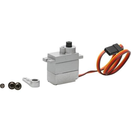 1pc 9g Digital Servo Full Metal Gear Working Angle 180°/360° with Blocking Protection for RC Airplane Fixed Wing Robots Parts