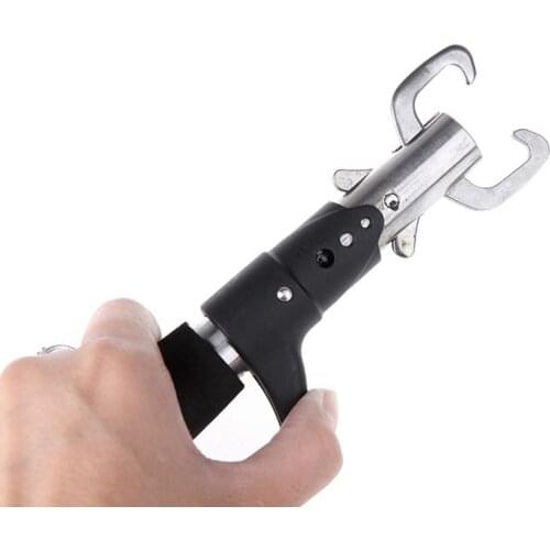 Portable Fishing Gripper Stainless Steel Fish Lip Grip Handle Grab Carp Fishing Lip Grip Alicate De Pesca Fishing Tackle Tools