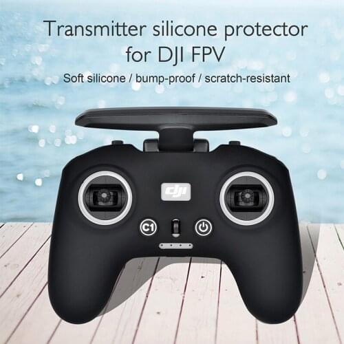STARTRC DJI FPV Remote Control Silicone Sleeve Cover for DJI FPV Protective Case Lanyard Hanging Neck Strap Drone Accessories
