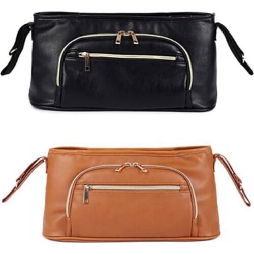 Baby Stroller Bag Pram Organizer Nappy Diaper Package Stroller Accessories Baby Bottle Holder Mommy Bag Large Capacity Carriage