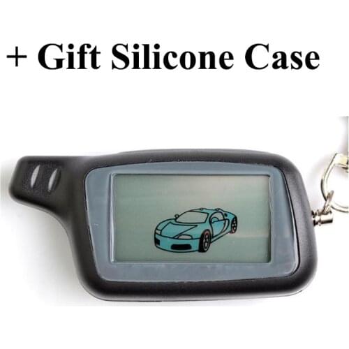 X5 LCD Remote Control Key Fob Chain + Gift Silicone Case For Tomahawk X5 2-way car alarm system LCD remote Starter Tomahawk X5