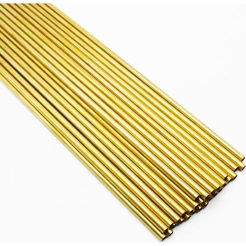 10PCS Brand New and high quality Pipe Brass Tube Diameter 2mm/3mm/4mm/5mm Length 300mm Long 0.45mm Wall Cutting Tool Parts