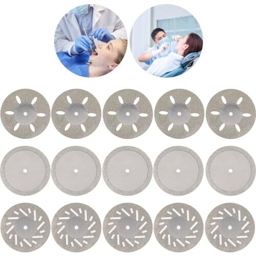 5Pcs Ultrathin Doublesided Grinding Wheel Cutting Dental Double Sided Sanding Polish Disc Kit Special Emery Sheet Opening Teeth