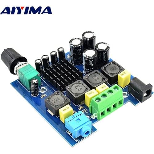 AIYIMA TPA3116D2 Digital Power Amplifiers Audio board Hifi 50W+50W Stereo Mini Home Amplifier Speaker Module DIY Home Theater