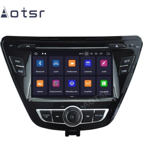 AOTSR 2 Din Android 10 Car Radio For Hyundai Elantra Avante 2014 2015 Central Multimedia Player GPS Navigation 2Din Autoradio