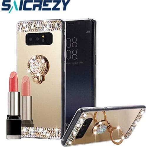 Shiny Mirror phone Case Cover For Samsung Galaxy S10 S10e A50 A70 Note 9 S8 S9 J4 J6 Plus A6 A8 2018 J3 J5 J7 Prime 2016 2017