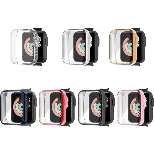 Case for Xiaomi Mi Watch Lite Redmi Watch Cover Bumper Shell Frame TPU Screen Protector Smartwatch Accessories